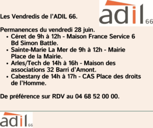 Publication Facebook 4- Les Vendredis de l'ADIL 66.