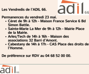Publication Facebook 4- Les Vendredis de l'ADIL 66.